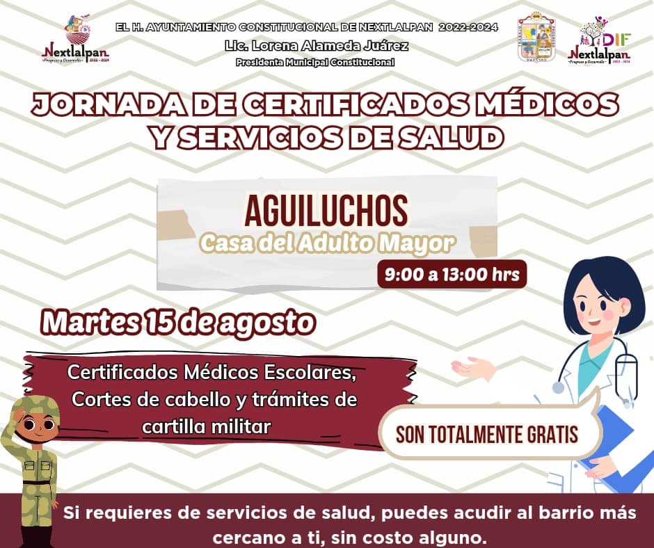 1691691475 554 Jornadas de Certificados Medicos Escolares y Servicios de Salud 🩵