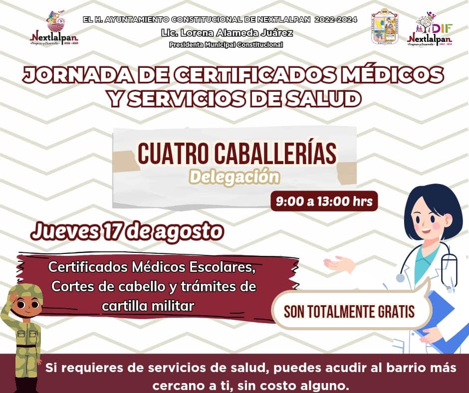 1691691483 628 Jornadas de Certificados Medicos Escolares y Servicios de Salud 🩵