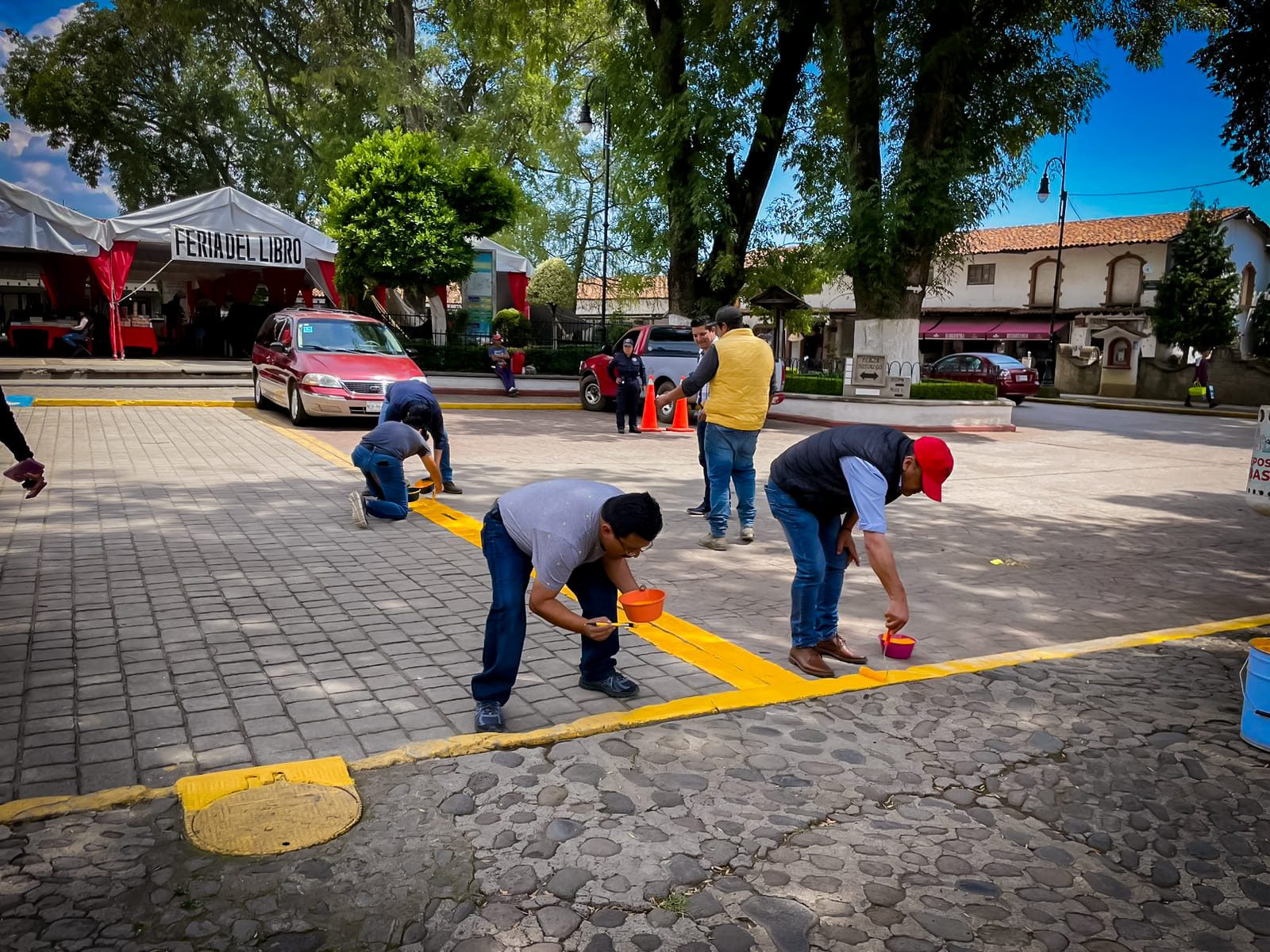 1691787460 659 En el primer cuadro de la Cabecera Municipal se realizo