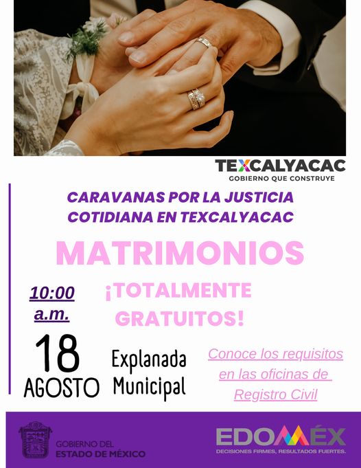 1691877932 278 CELEBRACION DE MATRIMONIOS ¡¡Caravanas por la Justicia Cotidiana de regreso