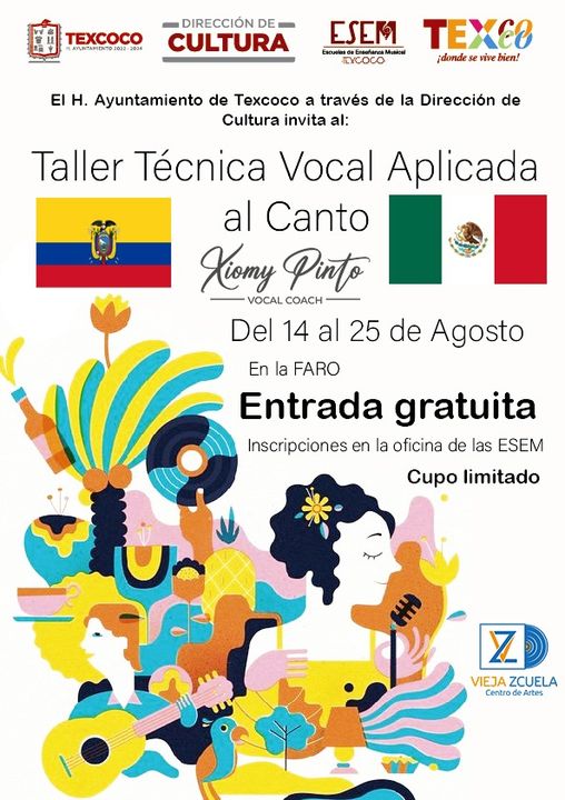 1691945454 418 Te invitamos a formar parte del taller Tecnica Vocal Aplicada