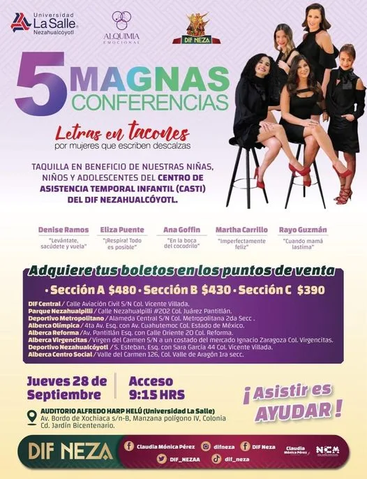 1692032988 DIF Neza No te pierdas las 5 magnas conferencias jpg