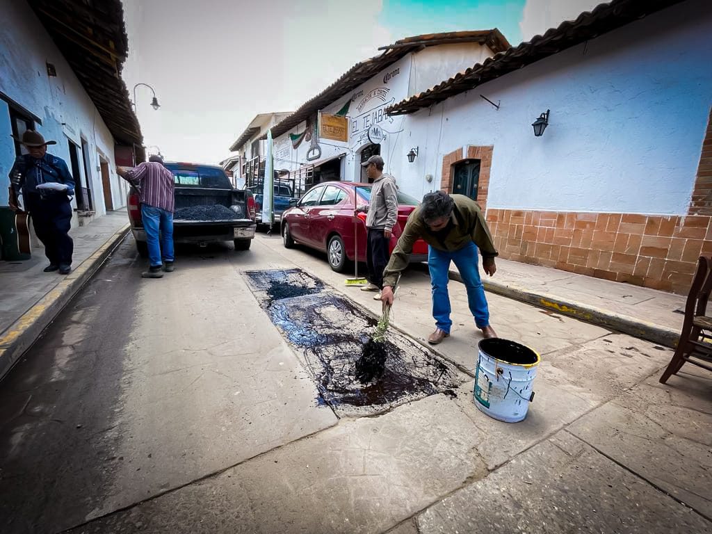 1692053575 736 En las calles de la cabecera municipal se estan realizando