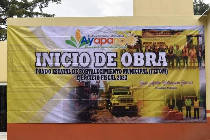 1692110447 484 InicioDeObra El Gobierno Municipal de Ayapango administracion 2022 2024 que pre