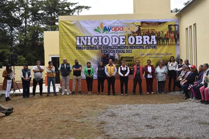 1692110468 InicioDeObra El Gobierno Municipal de Ayapango administracion 2022 2024 que pre