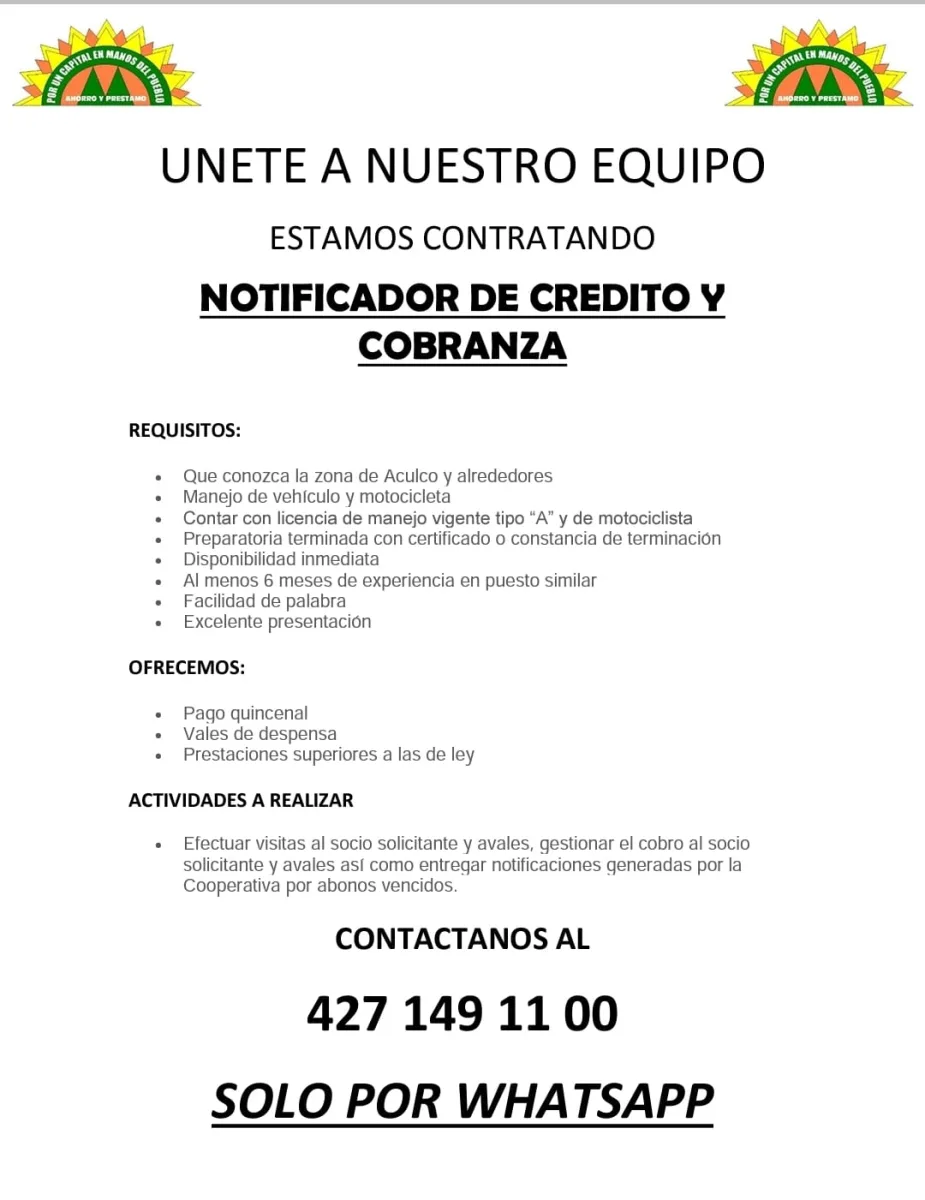 1692114175 211 Si estas en busca de trabajo esta es tu oportunidad