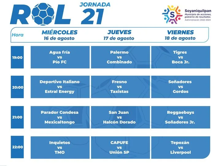 1692123461 Les compartimos el rol de la jornada 21 de la jpg