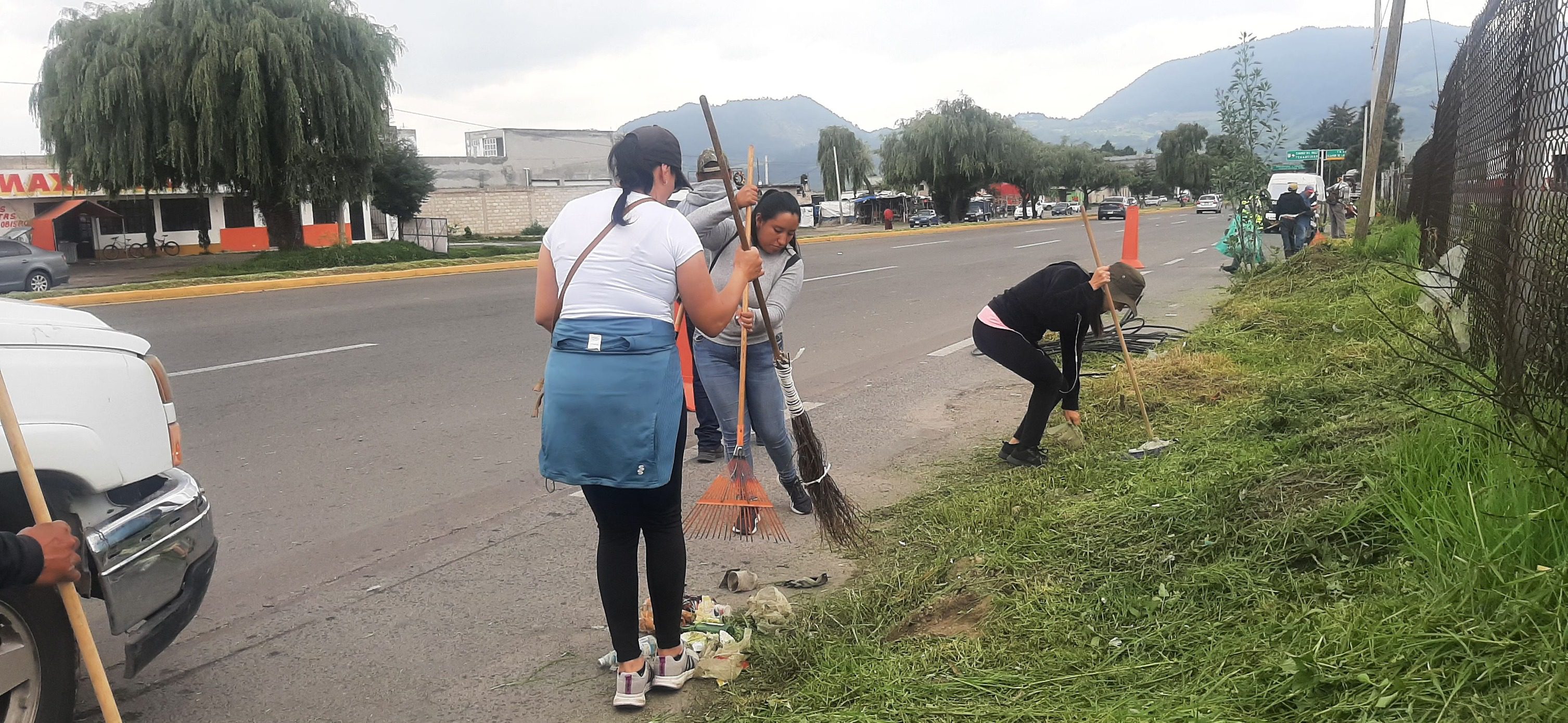 1692126078 380 Estamos realizando el mantenimiento del camellon y los costados del