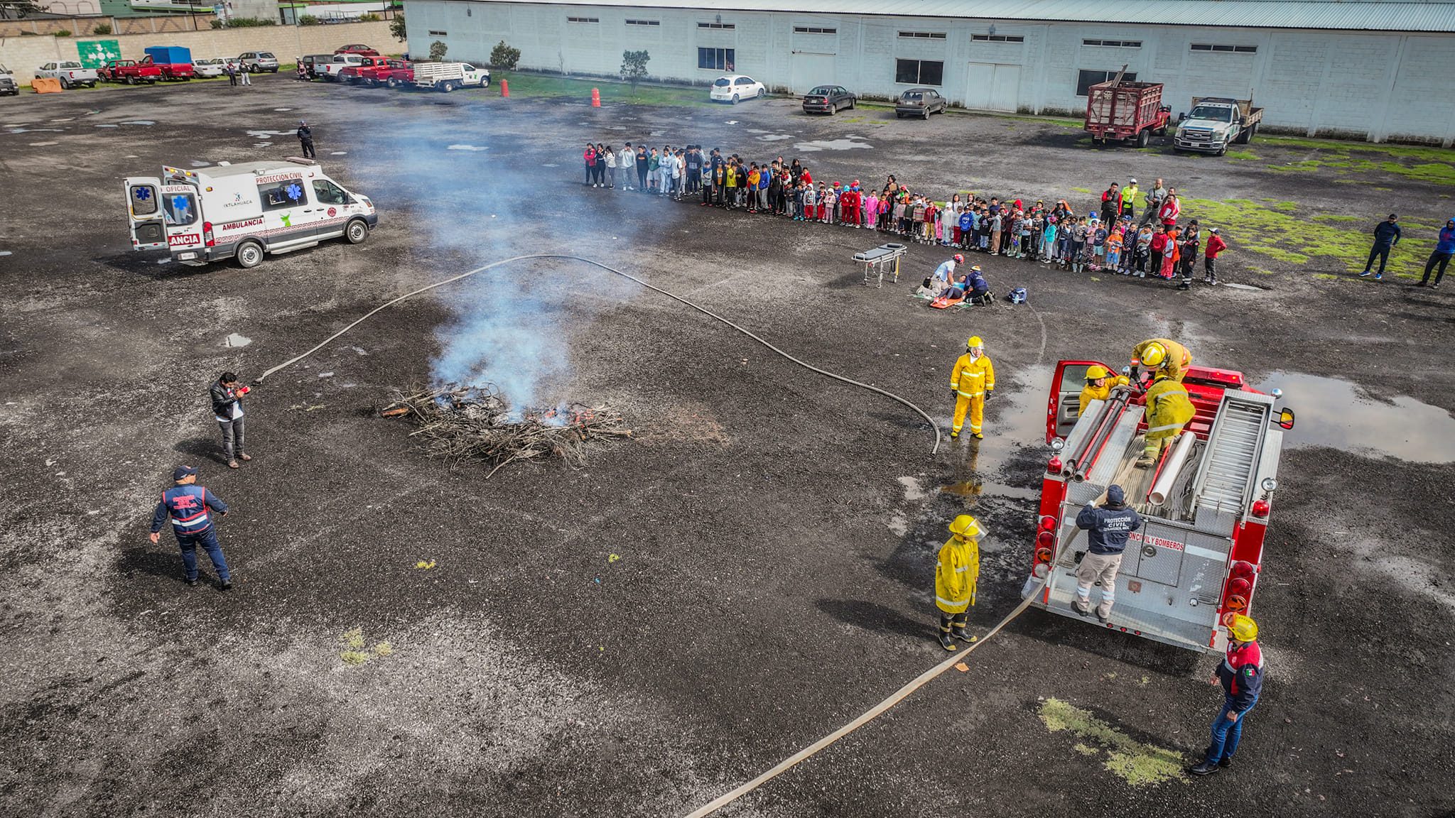 1692131836 665 La Coordinacion de Proteccion Civil y Bomberos de Ixtlahuaca realizo