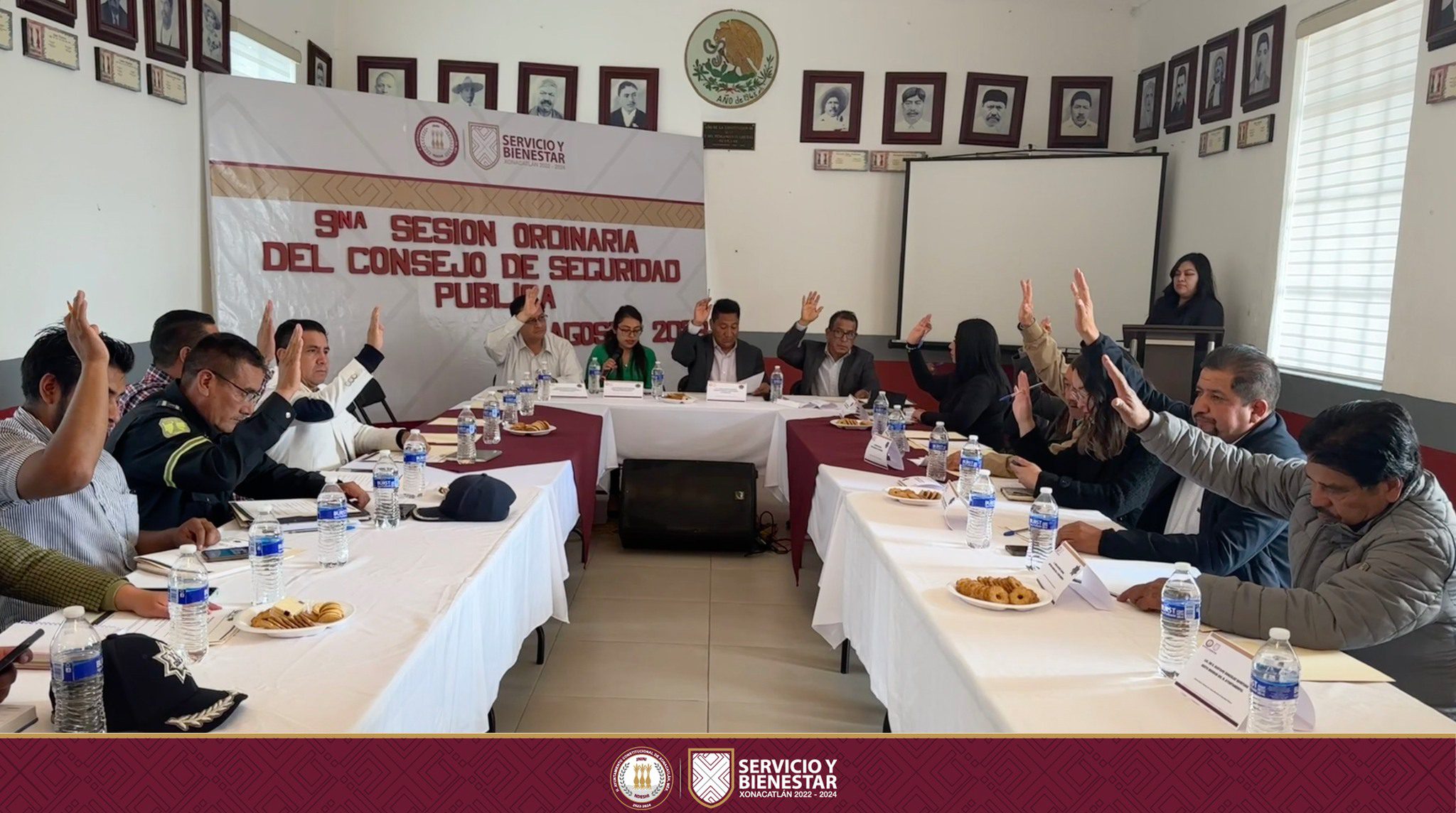 1692136556 306 Nuestro Presidente Municipal Alfredo Gonzalez precidio la Novena Sesion del