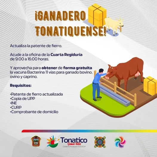 1692137263 PasaLaVoz Ganaderos Tonatiquenses no dejen pasar la oportunidad de actualizar jpg