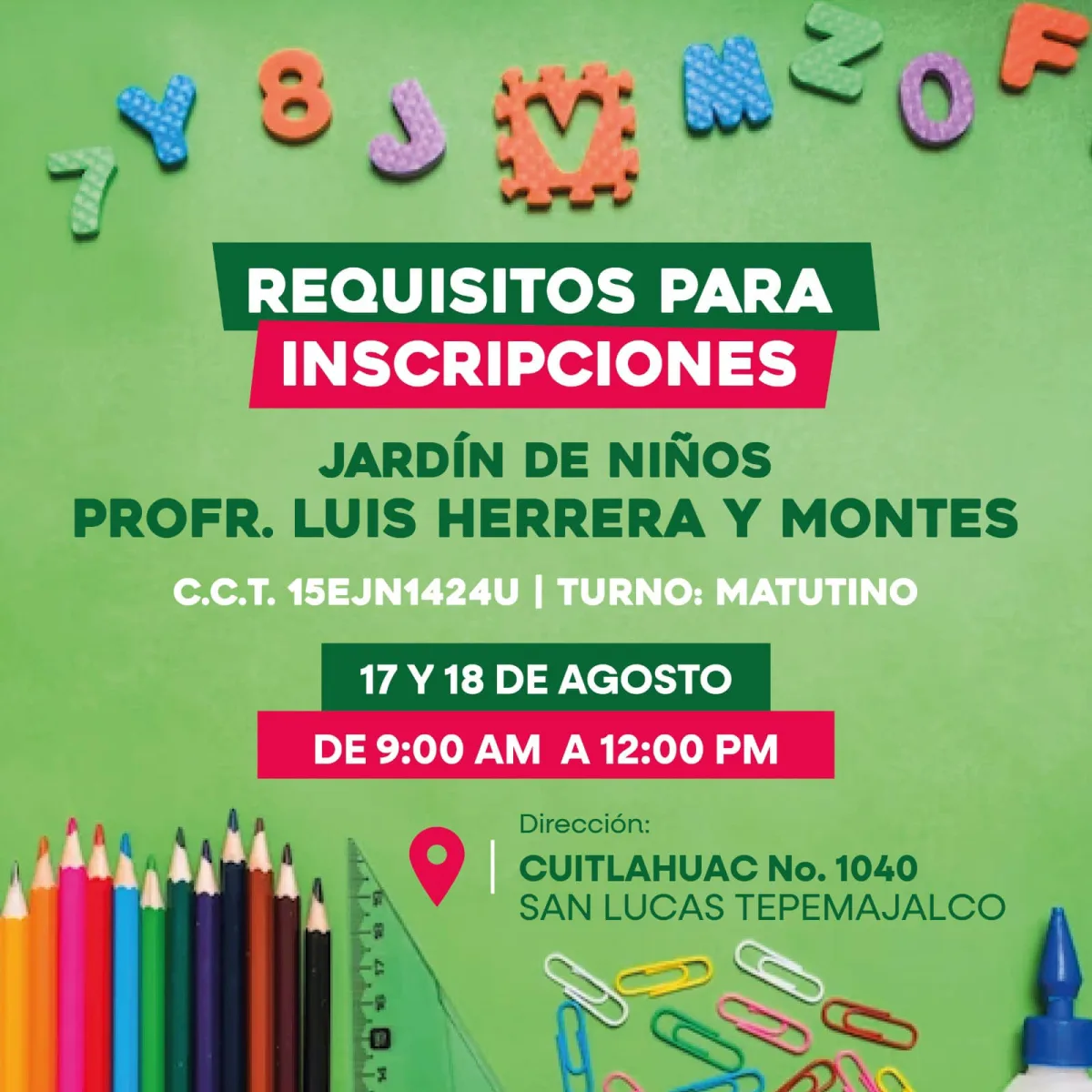 1692193511 inscripciones2023 Jardin de Ninos Prof Luis Herrera y Montes