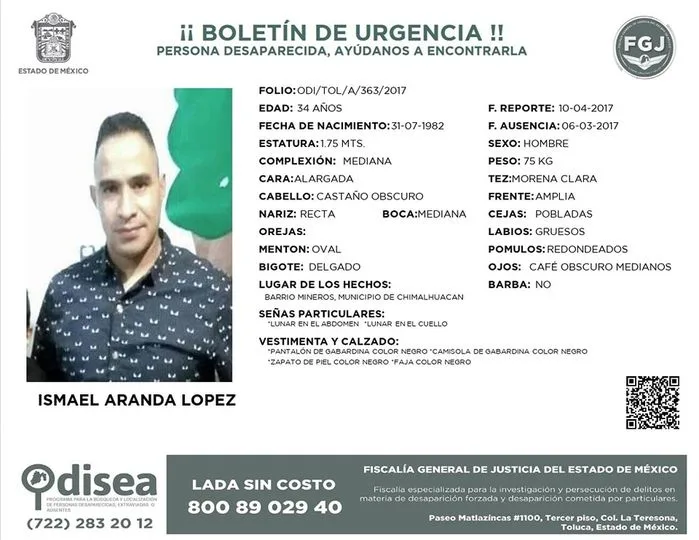 1692222358 HastaQueAparezca Solicitamos su apoyo para la localizacion de Ismael Aranda jpg