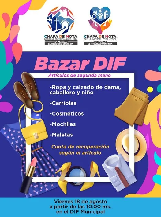 1692289182 Acercate al bazarDIF donde encontraras gran variedad de articulos de jpg