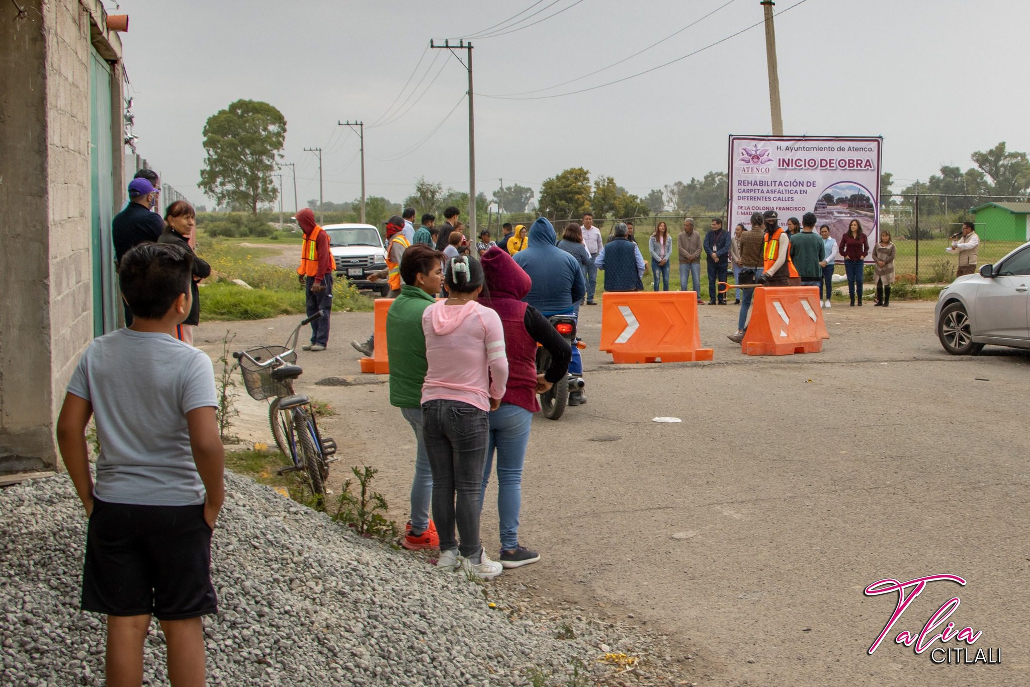 1692362158 761 Banderazo de inicio de la obra Rehabilitacion de Carpeta Asfaltica