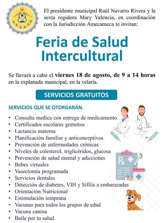 Todos A Participar En La Feria De Salud Intercultural Estado De México 3856