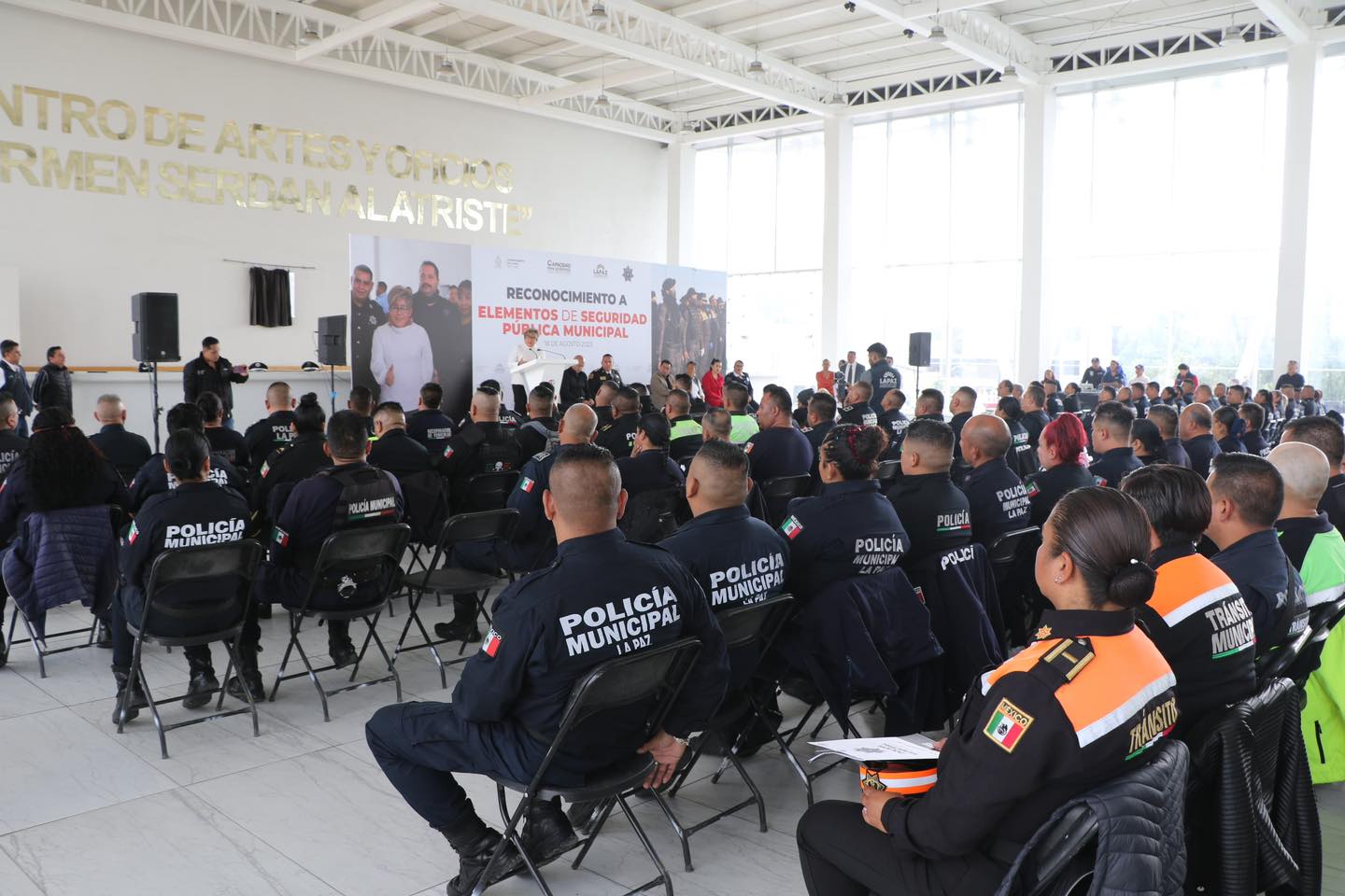 1692394127 447 SEGURIDAD La Presidenta Municipal Cristina Gonzalez Cruz realizo la