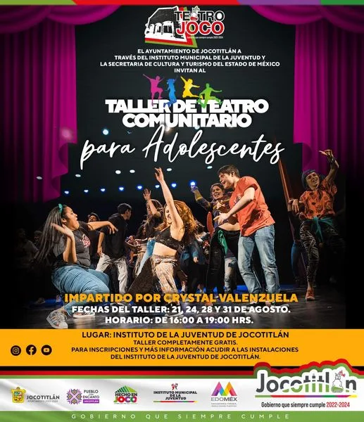 1692447445 Si eres adolescente y te gusta el teatro te invitamos jpg