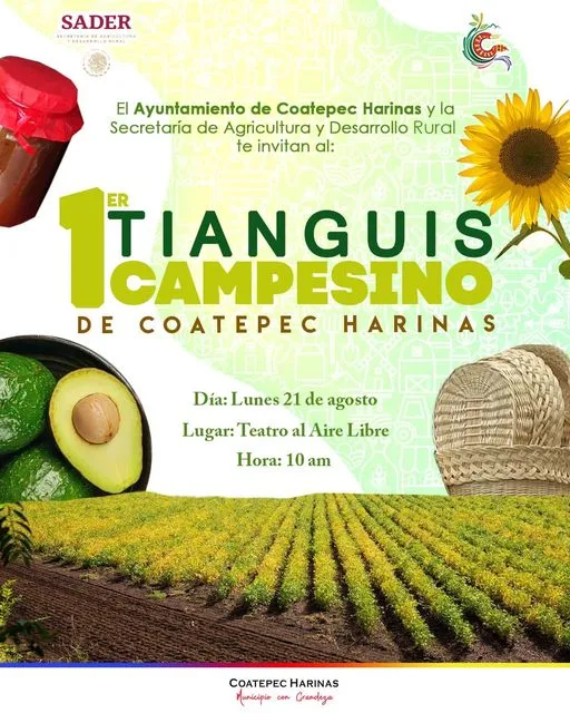 1692448511 Te invitamos al Primer Tianguis Campesino de Coatepec Harinas 2023 jpg