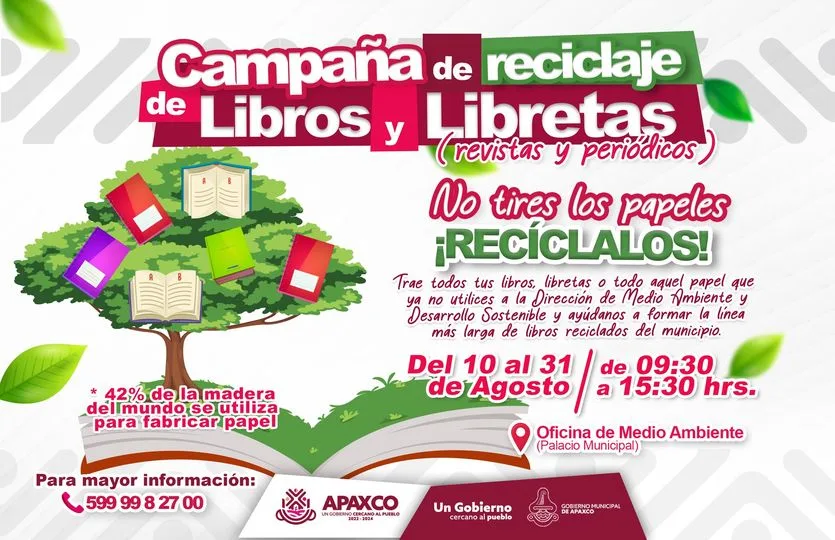 1692456343 ¡NO TIRES TUS LIBRETAS Y LIBROS USADOS jpg