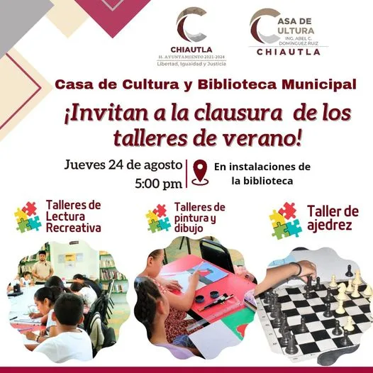 1692561212 Este 24 de agosto la Casa de Cultura Ing Abel jpg