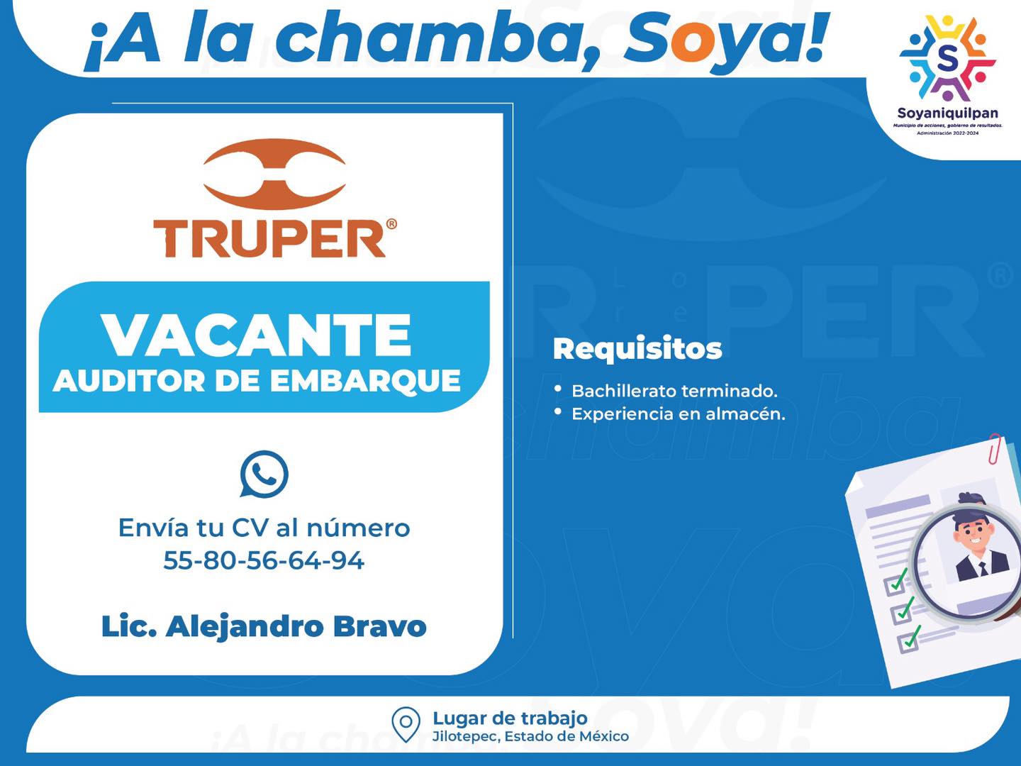 1692646443 384 ¡A LA CHAMBA SOYA ¿Te encuentras en busqueda de chamba