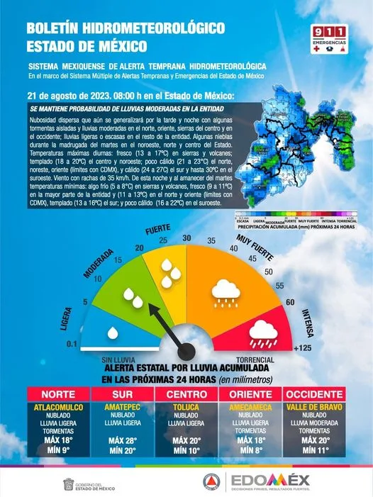 1692723031 Este lunes en el Estado de Mexico se mantiene la jpg