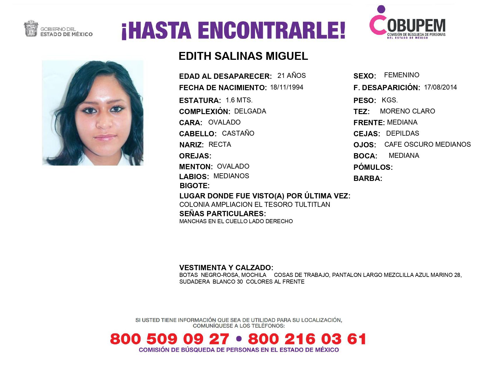 1692796844 12 ServicioALaComunidad CelulaDeBusqueda HastaEncontrarles Solicitamos su