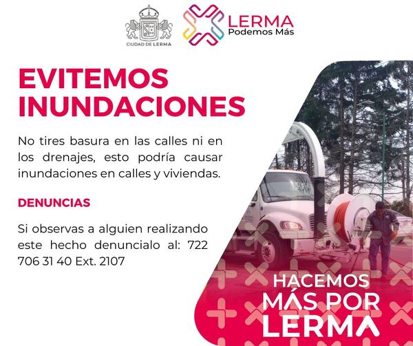 1692816089 847 En esta TemporadaDeLLuvias limpiamos las lineas de drenaje para prevenir