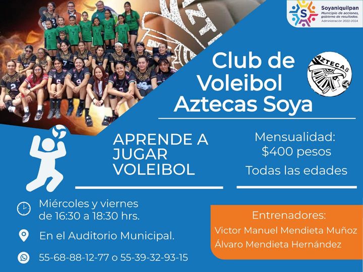 1692826703 868 ¿Quieres aprender a jugar Voleibol Les invitamos a inscribirse al