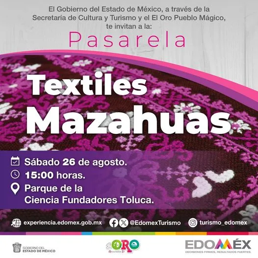 1692885595 EncuentroEdomex te espera en la pasarela de textiles mazahuas el jpg