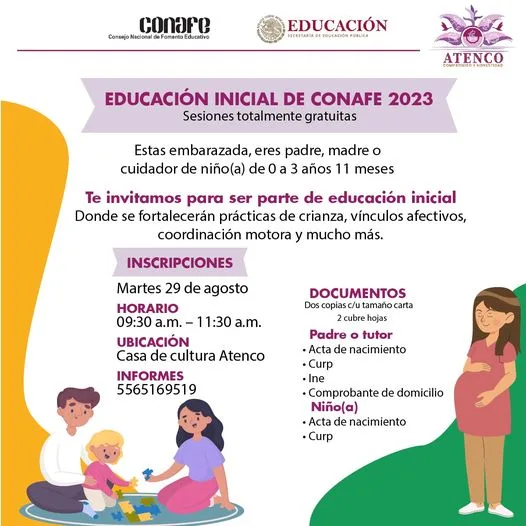 1692889711 Educacion inicial CONAFE 2023 te invitan a ser parte de jpg