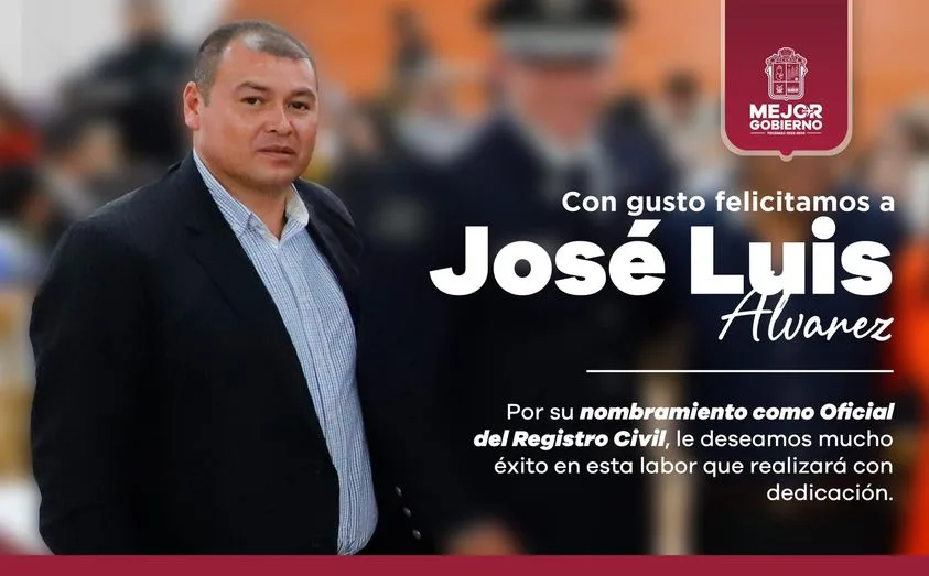 1692966673 Muchas felicidades Lic Jose Luis Alvarez sabemos que desempenara una jpg