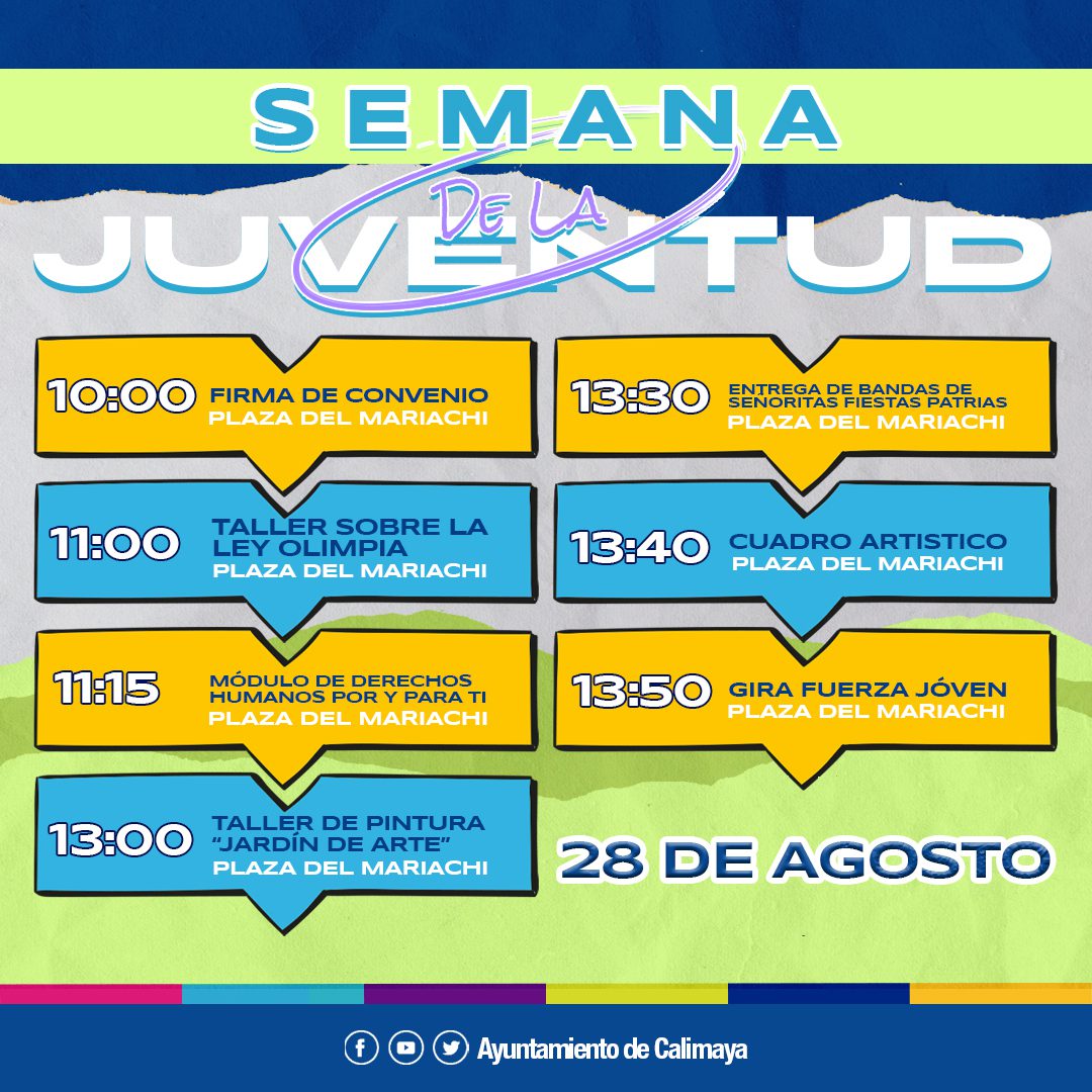 1692968734 416 ¡La Semana de la Juventud 2023 se acerca Consulta el