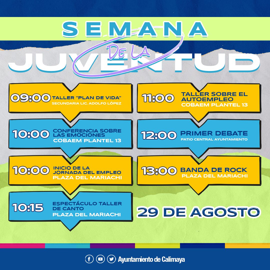 1692968739 999 ¡La Semana de la Juventud 2023 se acerca Consulta el