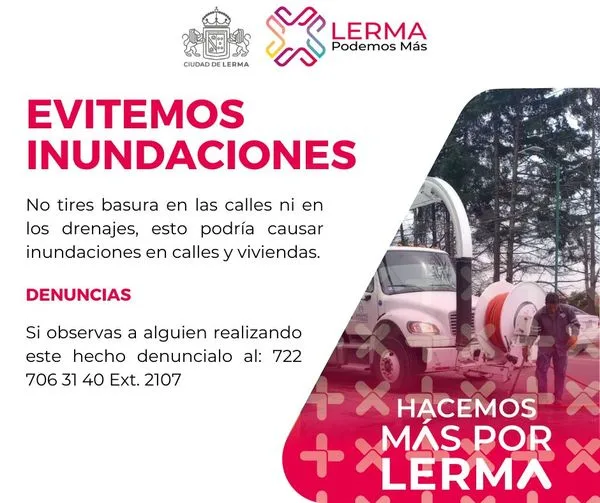 1692989239 En esta TemporadaDeLLuvias limpiamos las lineas de drenaje para prevenir jpg