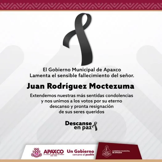 1693084908 Lamentamos el sensible fallecimiento del Sr Juan Rodriguez Moctezuma Nos jpg