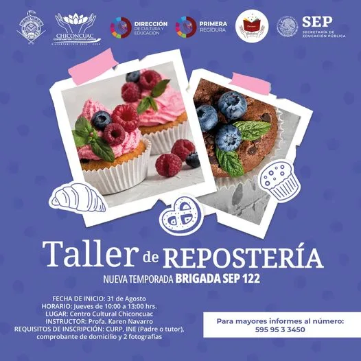 1693091310 TALLER DE REPOSTERIA A traves de la Primer Regiduria y jpg