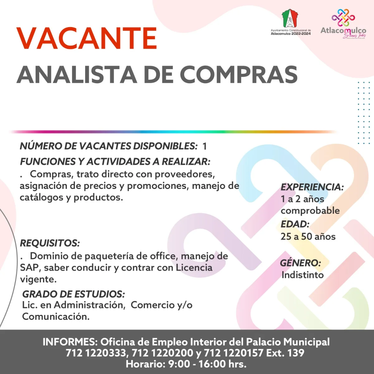 1693243699 877 ¡Te compartimos las vacantes de empleo correspondientes a esta semana