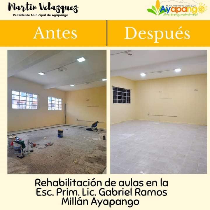 1693254703 262 RehabilitacionAulas El Gobierno Municipal de Ayapango administracion 2022 2024