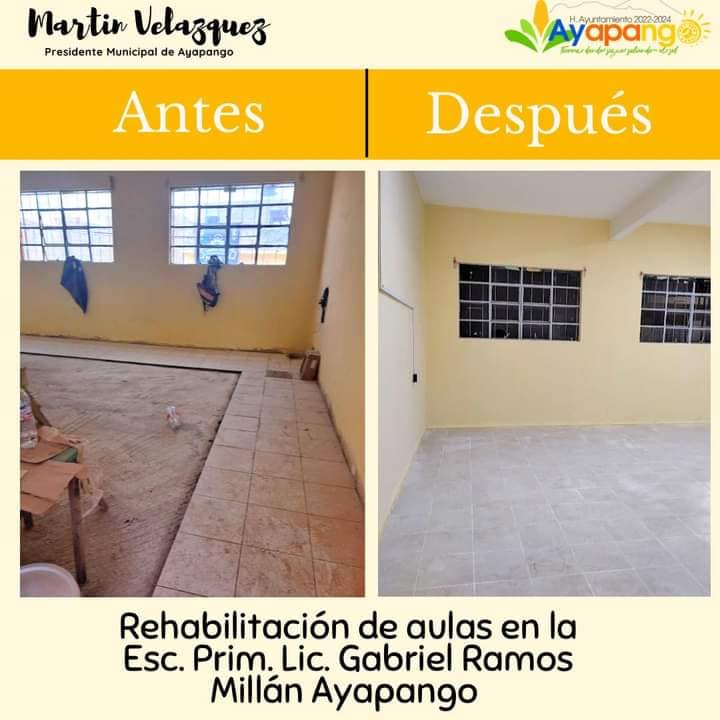 1693254713 393 RehabilitacionAulas El Gobierno Municipal de Ayapango administracion 2022 2024