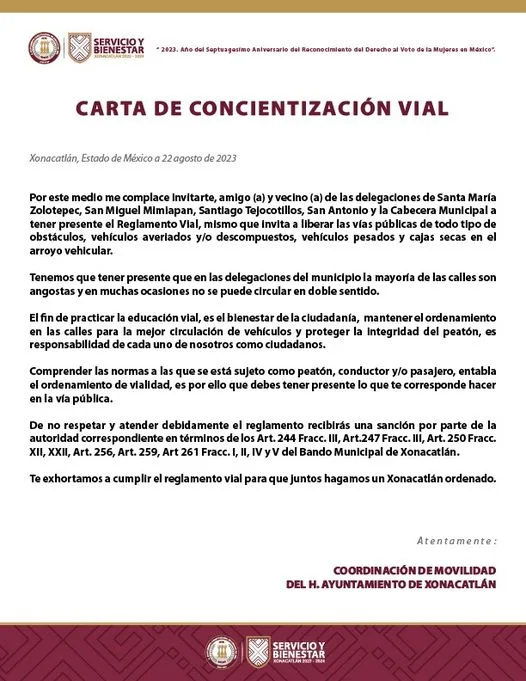 1693266520 EL Ayuntamiento de Xonacatlan y la Coordinacion de Movilidad te jpg