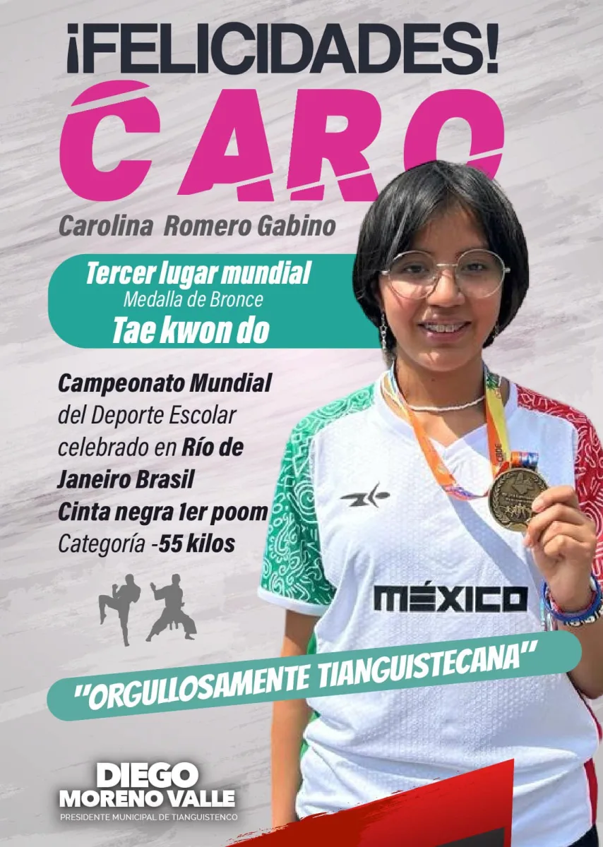 1693411554 Felicidades a Carolina Romero Gabino por su extraordinaria participacion en