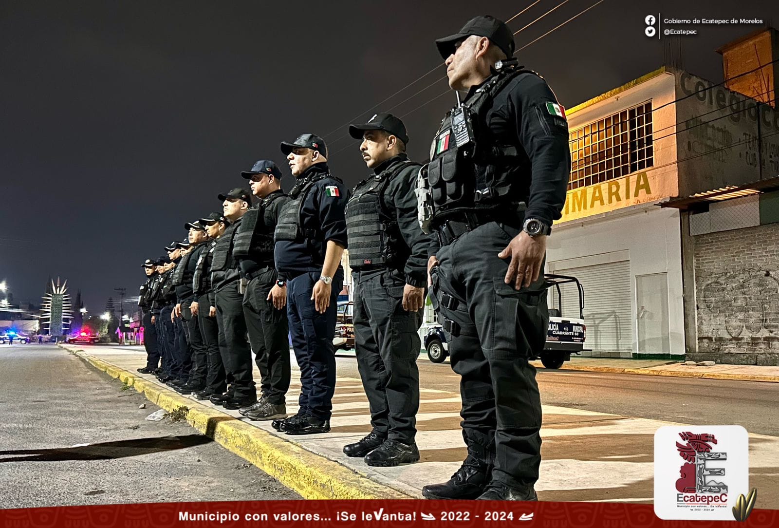 1693507203 665 Desde la colonia La Guadalupana la NuevaPoliciaDeEcatepec se reunio para