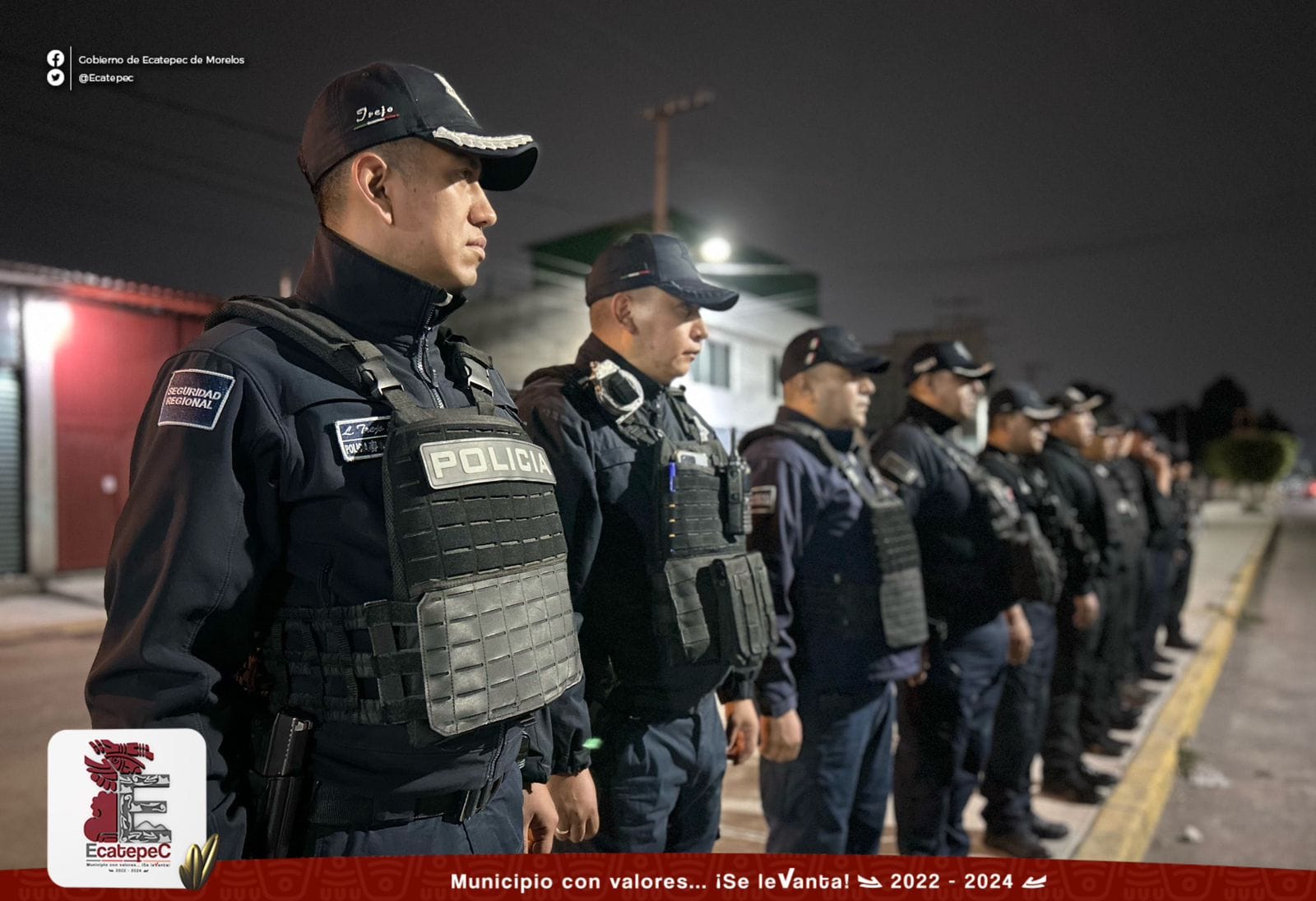 1693507210 934 Desde la colonia La Guadalupana la NuevaPoliciaDeEcatepec se reunio para