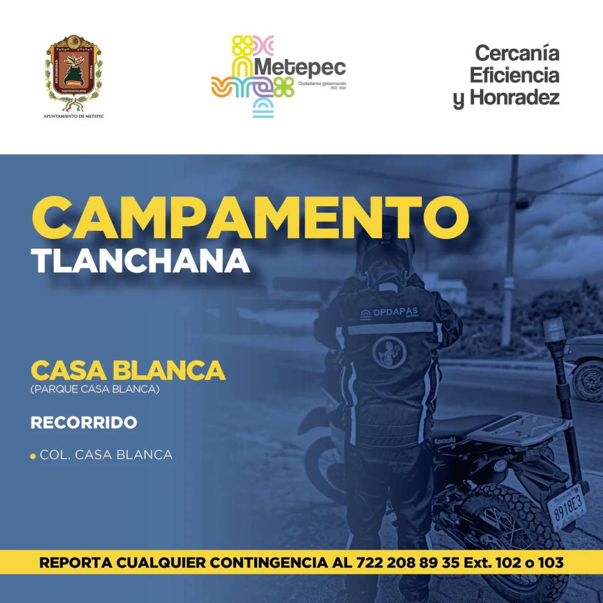 1693516720 87 ¡Ya llueve ¿Conoces las ubicaciones de los Campamentos Tlanchana Aqui