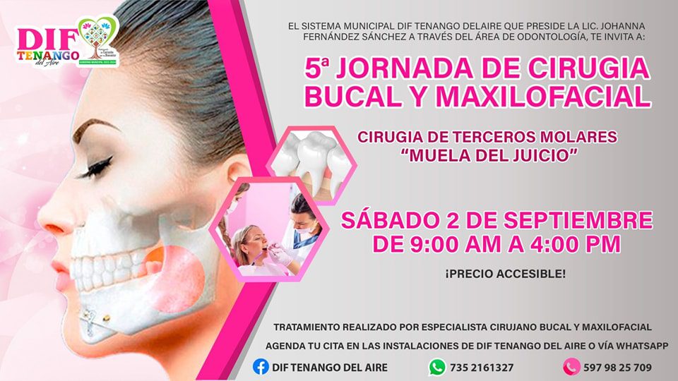 ATENCION ¡5a JORNADA DE CIRUGIA MAXILOFACIAL El Sistema Municipal DIF