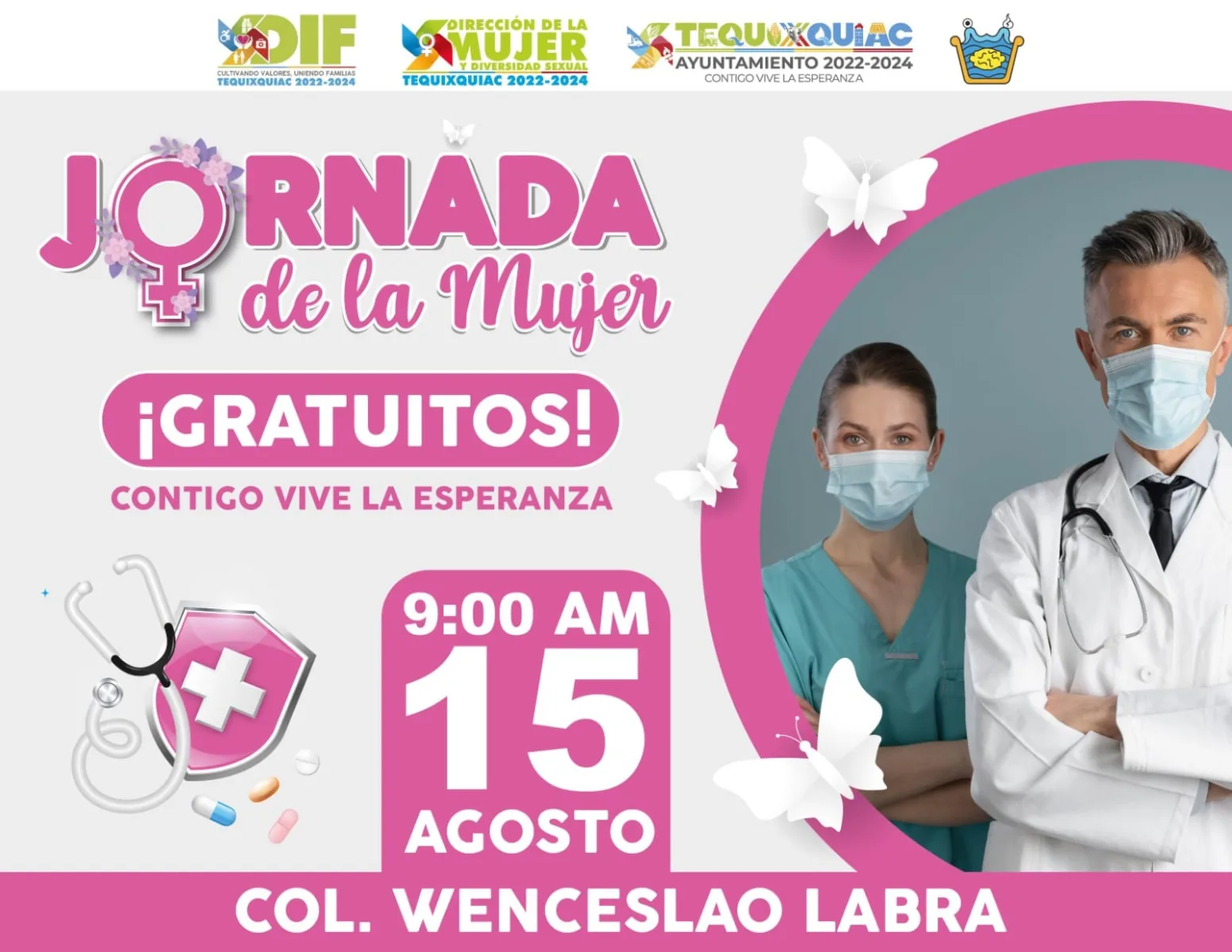 Aprovecha los servicios de la Jornada de Salud del SMDIF