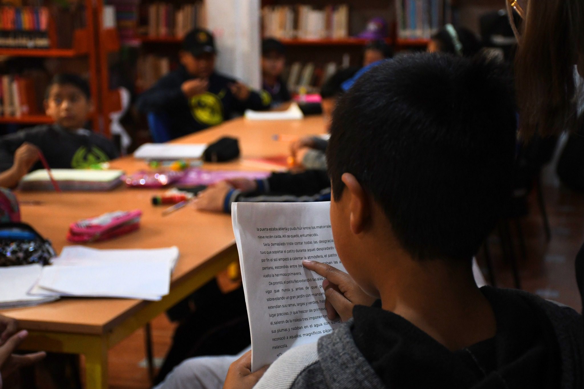 Asi transcurre el curso de verano en la Biblioteca de