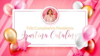 Con toda alegria queremos celebrar a nuestra Presidenta Municipal Licenciada